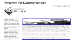 Desktop Screenshot of profesyonelverikurtarma.com